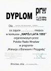 Konkurs Napój Lata 1993 - 1 miejsce